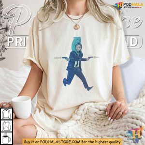 John Wik Running With His Dog Illustration Fan Art Vertical Shirt 3