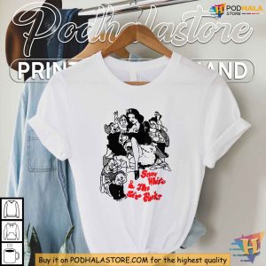 Johnnie Guilbert Snow White Tshirt Punk Rock Style Shirt for Emo Fans 2