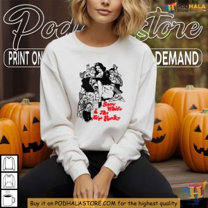 Johnnie Guilbert Snow White Tshirt Punk Rock Style Shirt for Emo Fans 4