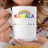 Kamala Pride Mug, LGBTQ Support Election 2024 Coffee Mug, Rainbow Design