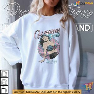 Katy Perry Merch California Girls Yellow Shirt, Iconic 2010s Style Pop Culture Tee