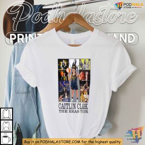 Limited Edition Caitlin Clark Tshirt The Eras Tour of Her Legendary Career 3