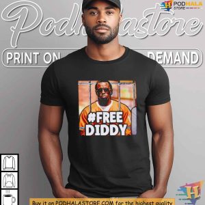 Limited Edition Free Diddy Shirt Support Sean Combs in New York City Jail 3