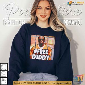 Limited Edition Free Diddy Shirt Support Sean Combs in New York City Jail 4