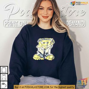 Limited Edition Gangsta Spongebob Shirt Cool Urban Cartoon Mashup Clothing 2