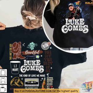 Luke Combs Shirt, Country Music Fan Apparel, Iconic Luke Combs World Tour 2024