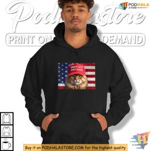Make Cats Safe Again Shirt Funny Political Parody Apparel for Cat Lovers 2