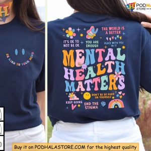 Mental Health Matters Sweatshirt Uplifting Positive Message Clothing for Women 2
