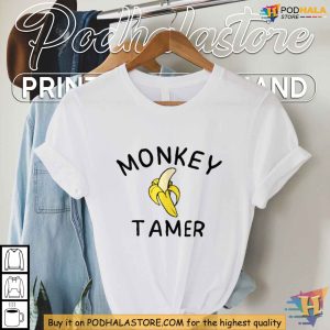 Monkey Tamer Shirt Funny New Parent Gift Matching Family Birthday T Shirt 2