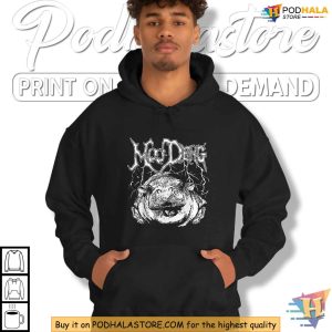 Moo Deng Pygmy Hippo Meme Shirt Funny Viral Meme Animal Design Tee 4