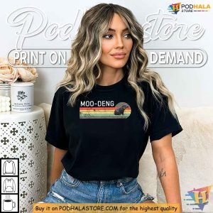 Moo Deng Vintage Meme Shirt Funny Hippo Design for Meme Lovers and Trend Followers 3