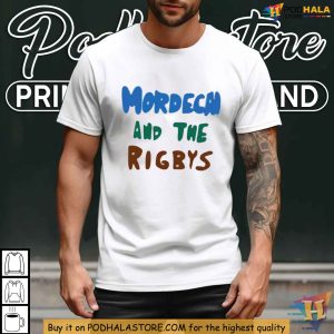 Mordecai And The Rigbys Cartoon Band Shirt Unique Regular Show Clothing 4