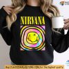 Nirvana Hoodie, Nirvana Smiley Face Hoodie, Grunge Fashion Hoodie, Band Gift