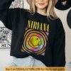 Nirvana Hoodie, Smiley Face Nirvana Crewneck, 90s Grunge Style Sweatshirt