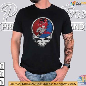 Ole Miss Grateful Dead Shirt, Classic Rock and Sports Collaboration Apparel