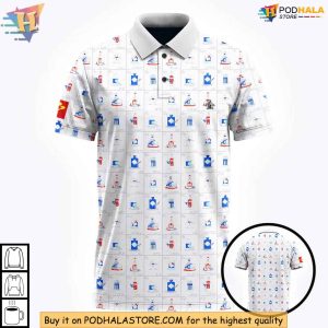 Periodic Table Of Booze Golf Shirt, Cameron Smith Inspired, Drinking Humor Tee