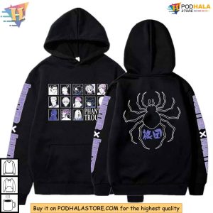 Phantom Troupe Hoodie, Hunter x Hunter Anime Sweatshirt, Cosplay Outfit