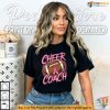 Pink Ribbon Football Shirt, Breast Cancer Awareness for Cheer Coaches