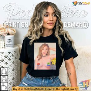 Pokimane Nude Controversial Shirt Meme Apparel Shock Value Fashion for Streamer Fans 3