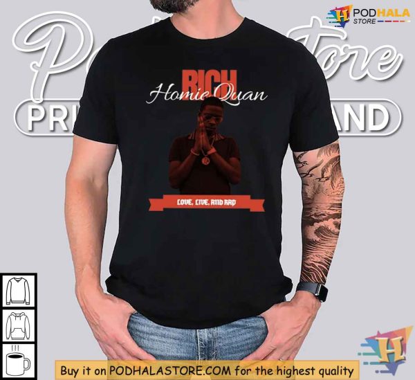 Rich Homie Quan Memorial Shirt, Celebrate Rappers Life, Love, and Legacy