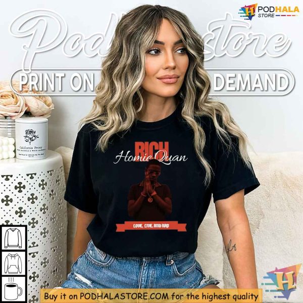Rich Homie Quan Memorial Shirt, Celebrate Rappers Life, Love, and Legacy