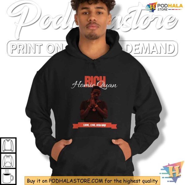 Rich Homie Quan Memorial Shirt, Celebrate Rappers Life, Love, and Legacy