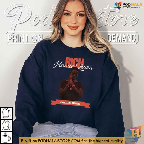 Rich Homie Quan Memorial Shirt, Celebrate Rappers Life, Love, and Legacy