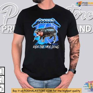 Ride the Moo Deng Shirt, Viral Meme Hippo T-Shirt for Internet Fans