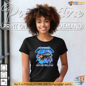 Ride the Moo Deng Shirt Viral Meme Hippo T Shirt for Internet Fans 2