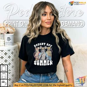 Rodent Boy Summer Graphic Tee Funny Animal Shirt for Trendy Summer Style 2