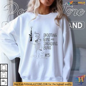 Shootermcfapn Ass Spread Shirt, Edgy Skeleton Design with Provocative Humor