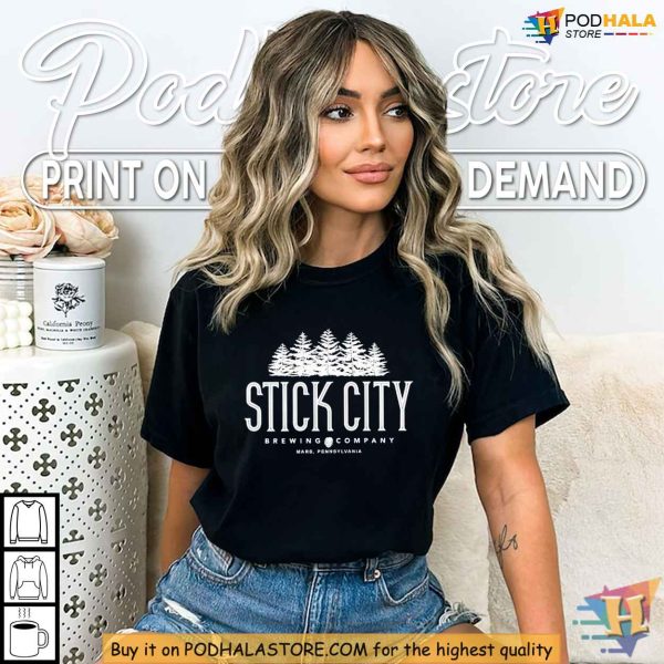 Stick City Shirt, Mars Pennsylvania Brewery T-Shirt, Craft Beer Apparel