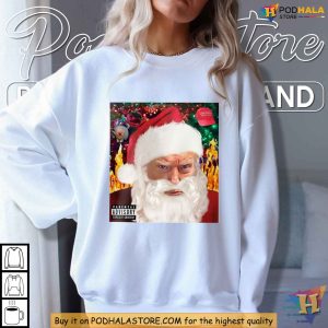 Trump Santa Mugshot Christmas Shirt Humorous Tacky Trump Shirts 4