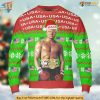 Trump Ugly Christmas Sweater, Patriotic Boxing Champion Holiday Apparel