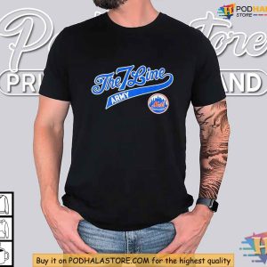Unisex Mets Fan TShirt, Size Chart for 7 Line Army Shirt, NY Mets Logo Tee