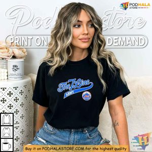 Unisex Mets Fan TShirt Size Chart for 7 Line Army Shirt NY Mets Logo Tee 3