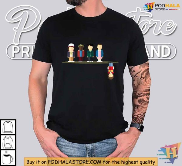 Upside Down Stranger Things Shirt, Iconic TV Show Merch, Cool Fan Apparel