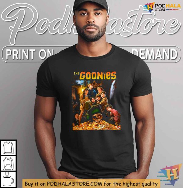 Vintage Goonies Tshirt, 80s Movie Merch, Retro Adventure Film Fan Apparel