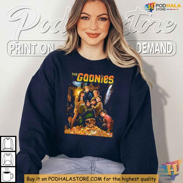 Vintage Goonies Tshirt, 80s Movie Merch, Retro Adventure Film Fan Apparel