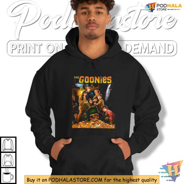 Vintage Goonies Tshirt, 80s Movie Merch, Retro Adventure Film Fan Apparel