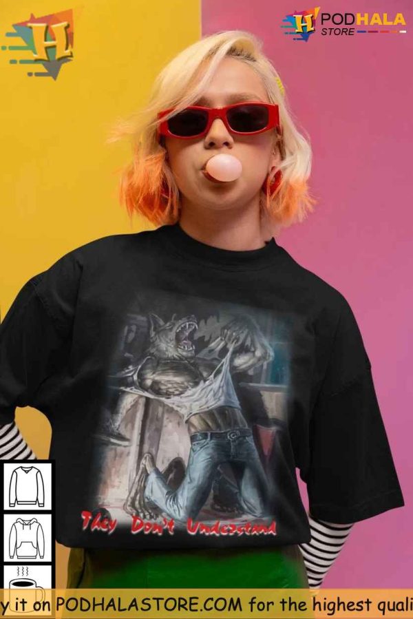 Werewolf Ripping Shirt, Funny Graphic Tee for Bold Statements