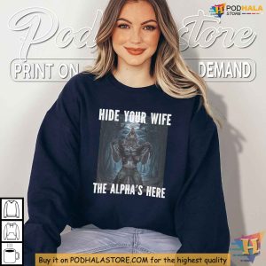 Werewolf Ripping Shirt Hide Your Wife Meme Funny Werewolf Clothing 2