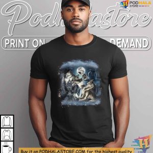 Werewolf Tearing Shirt Vintage Wolf Graphic Tee Supernatural Creature Clothing 3