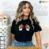 Women’s Boobies Christmas Shirt, Grinch Hand Festive Tee, Holiday Humor