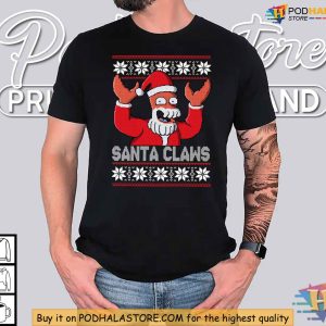 Zoidberg Santa Claws Shirt Futurama Christmas Gift for Fans 2