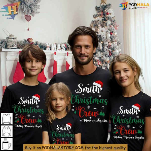 2024 Custom Family Christmas Shirt, Holiday Pajamas, Unique Christmas Family Gifts