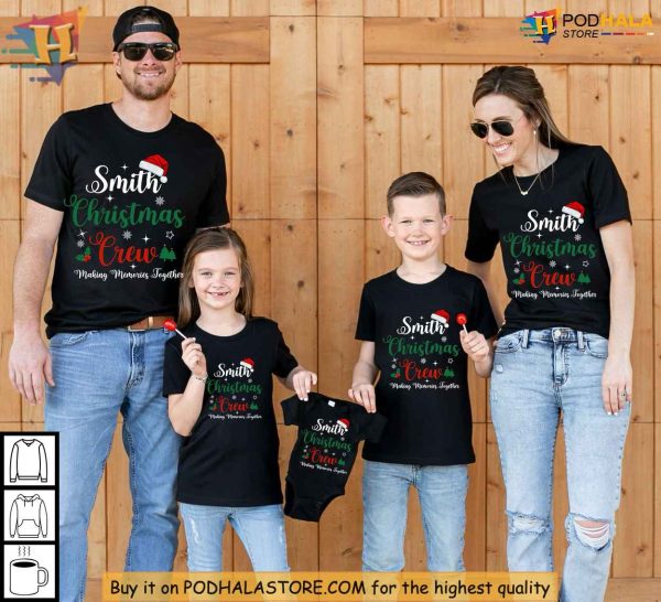 2024 Custom Family Christmas Shirt, Holiday Pajamas, Unique Christmas Family Gifts