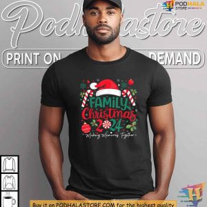 2024 Family Funny Christmas Shirt Matching Christmas Squad Pajamas Tee 4