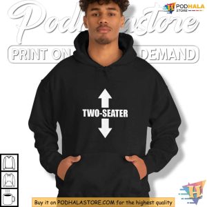 Adult Humor Two Seater Shirt Arrows Pointing Up and Down Tee 4