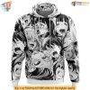 Ahegao Hoodie, Bold Manga Expression 3D Hoodie for Anime Fans, Trendy Style